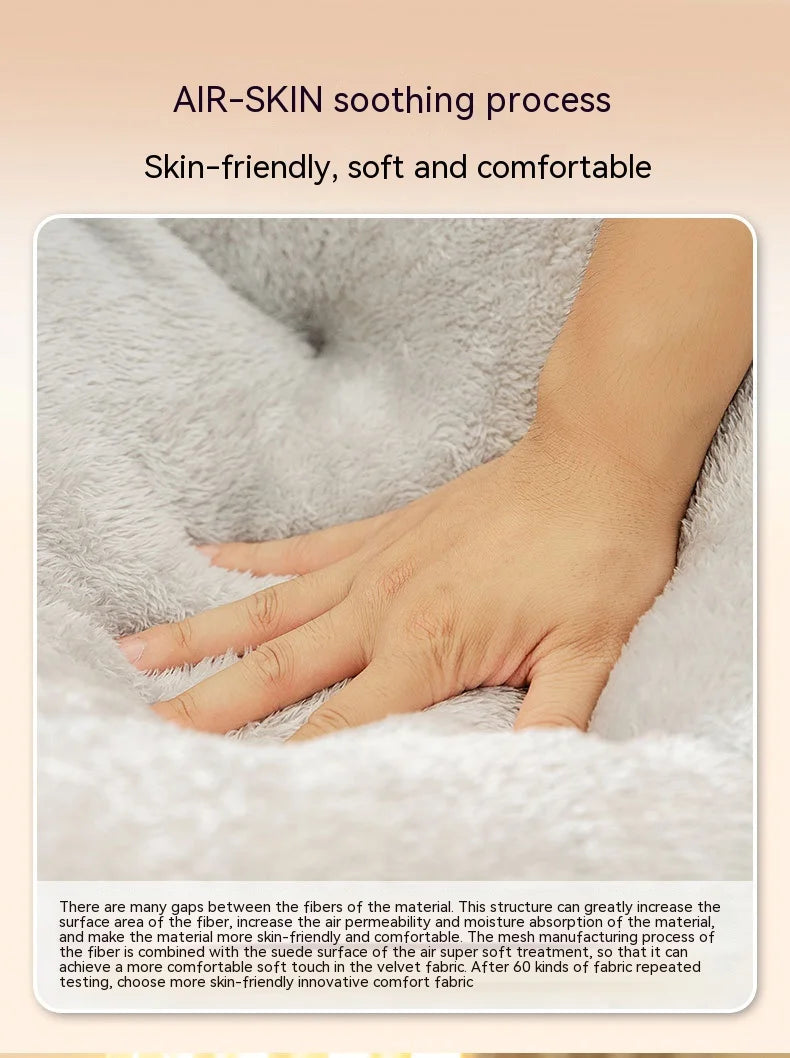 عش كلب شتوي دافئ - قابل للإزالة والغسل، كبير