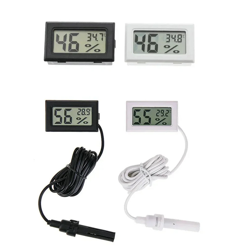 Thermomètre et Hygromètre Numérique avec Sonde de 1m pour Enclos de Reptiles