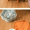 Ceramic Slow Feeder Bowl for Cats and Small Dogs