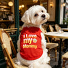 Printed Short-Sleeve Pet Sweater - Lightweight & Breathable for Dogs and Cats