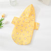 Cartoon Printed Waterproof Dog Raincoat