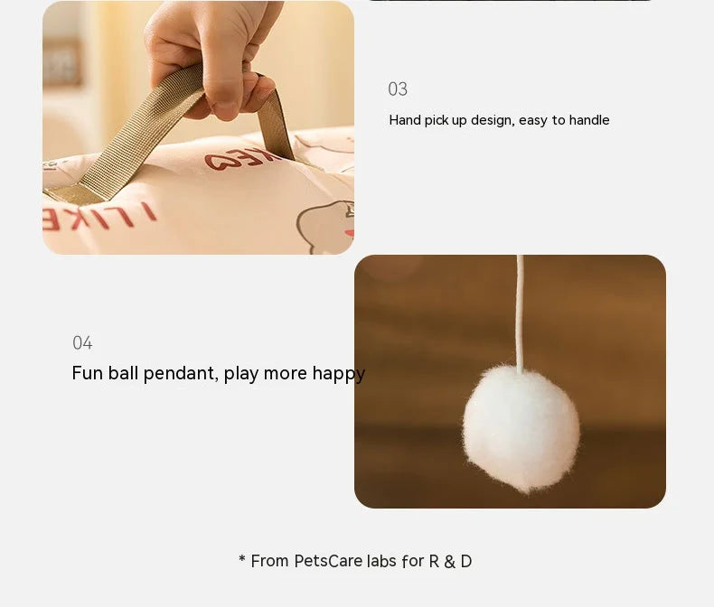 عش كلب شتوي دافئ - قابل للإزالة والغسل، كبير