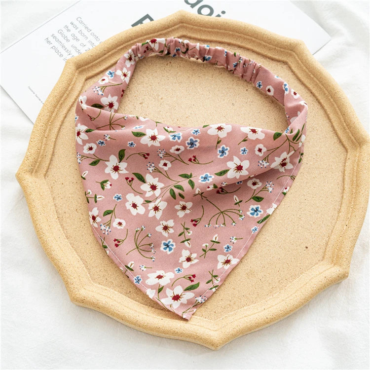 Bohemian Paisley Print Triangle Head Scarf