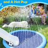 Anti-Slip Dog Splash Pad with Sprinkler for Summer Water Play