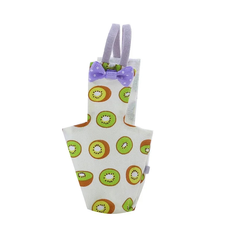 Combinaison de vol en coton lavable avec nœud papillon pour oiseaux