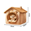 Lit Grotte Chat Peluche Confortable
