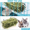Heavy Duty Metal Hay Feeder for Rabbits and Small Pets