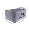 Felt Pet Toy Storage Basket