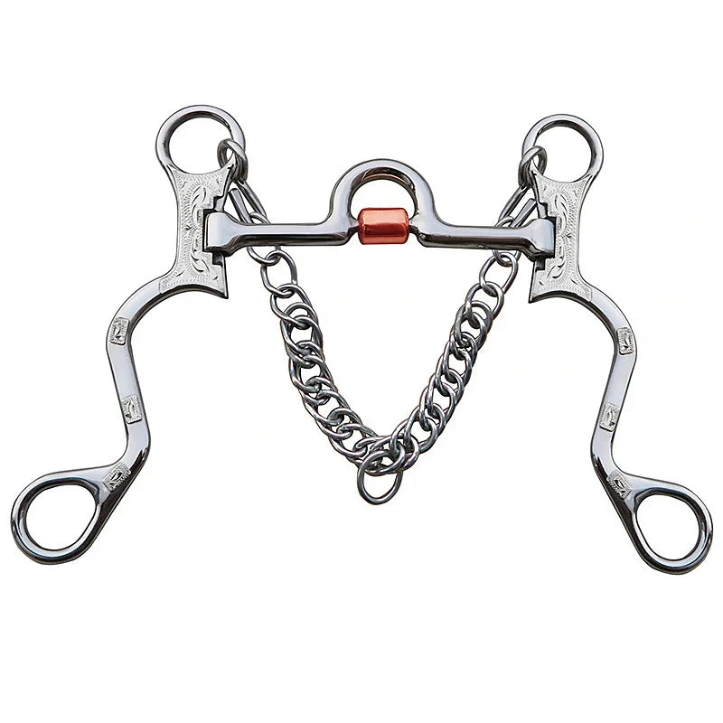 Mors à bride pour l'entraînement et le dressage équestre