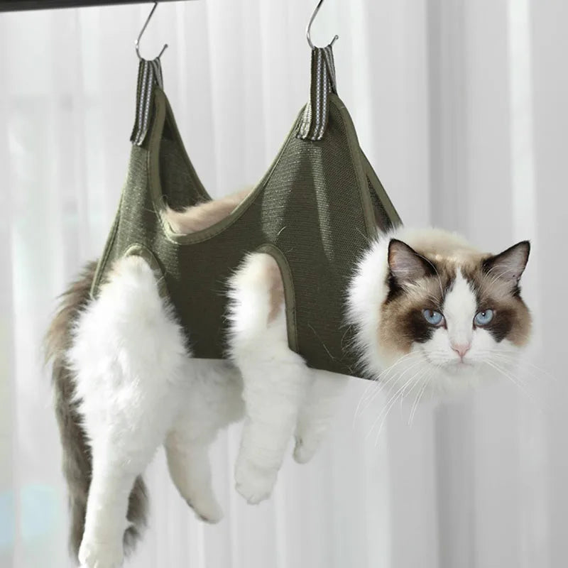 Pet Grooming Hammock for Nail Clipping & Bathing