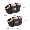Transporteur pour animaux de compagnie à parois souples avec coussinet intérieur ajustable