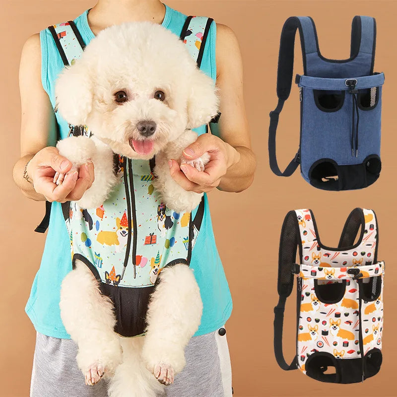 Adjustable Pet Carrier Backpack for Small Dogs and Cats
