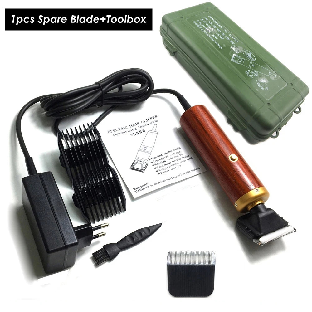 Professional 55W Corded Pet Clipper for Dogs, Cats & Large Animals