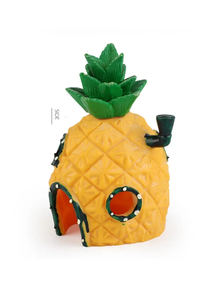Aquarium-Deko aus Harz: Ananas-Haus & Oktopus-Heim