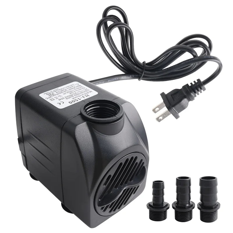 Submersible Water Pump for Water Gardens, Hydroponics, and Fountains