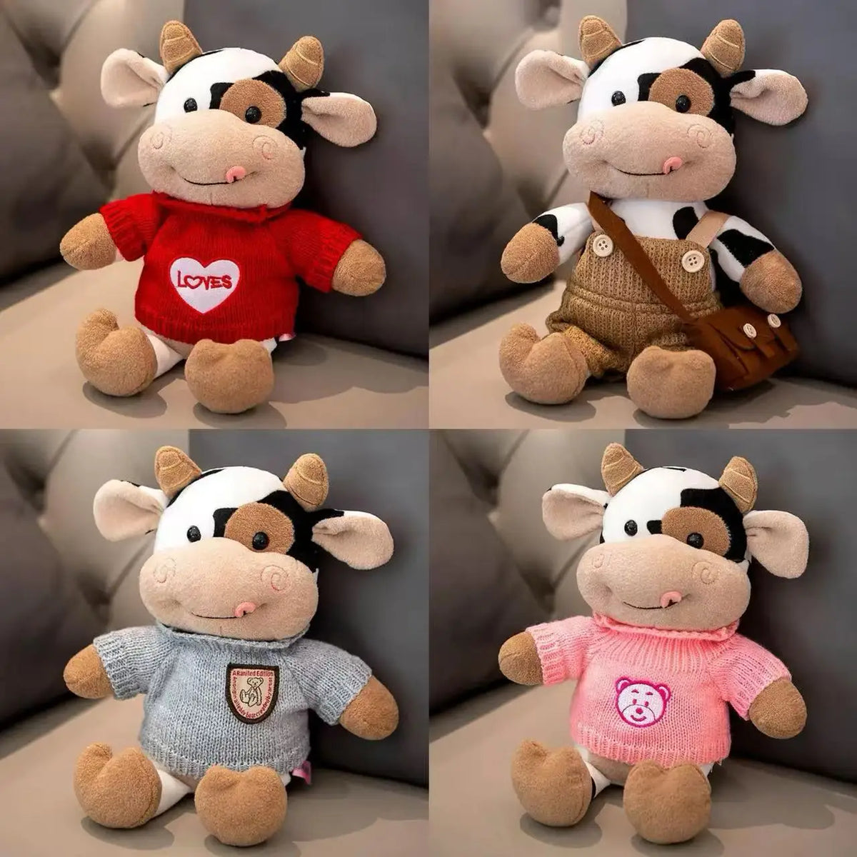 Adorable Soft Cow Plush Toy – Cuddly Stuffed Animal for All Ages