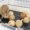 Natural Wooden Chew Toy Set for Small Pets – Guinea Pigs, Rabbits & Hamsters