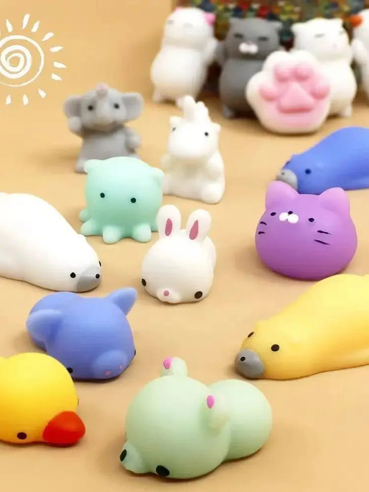 Cute Animal Stress Relief Squishy Toys (Set of 20)