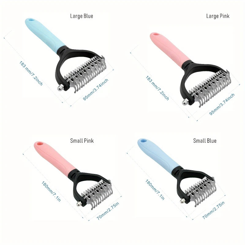 Stainless Steel Pet Grooming Comb for Dogs and Cats