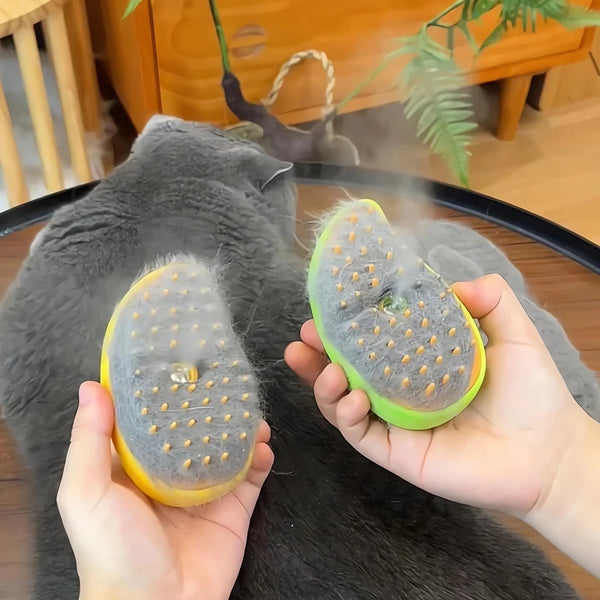 Cepillo de Vapor 3 en 1 para Gatos y Perros