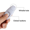 2-in-1 Dog Training Clicker and Whistle with Keyring