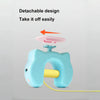 Smart Hanging Cat Toy with Feathers and Twin Ropes