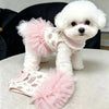 Cute Bow Pet Dress for Small Dogs – Breathable Summer Skirt