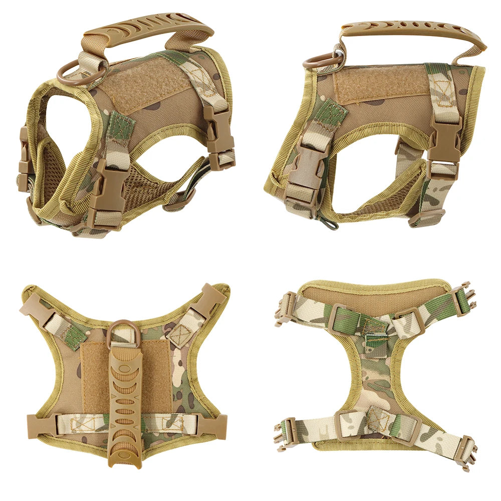 Escape-Proof Mesh Cat Harness and Leash Set with Control Handle