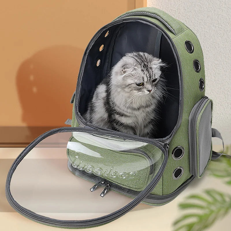 Mochila de Viaje Ventilada para Mascotas