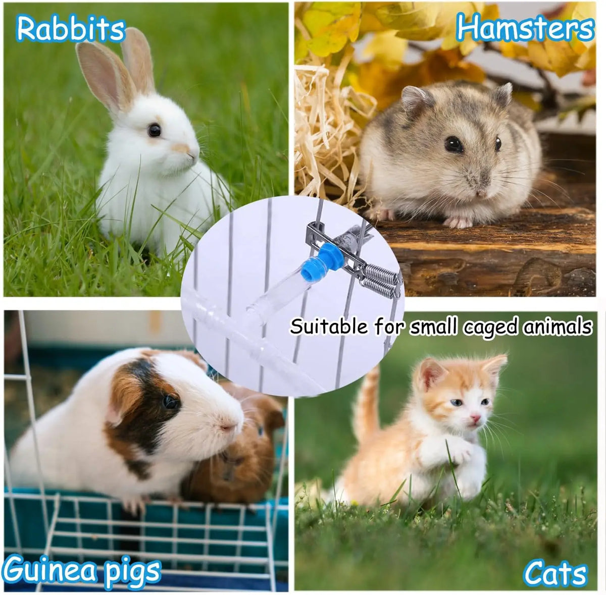 Automatic Rabbit Watering System Kit with 12 Nipple Drinkers