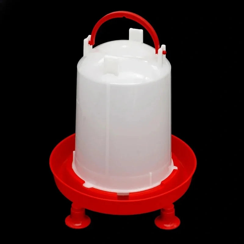 Automatic Poultry Waterer & Feeder 1.5kg / 3L with Footrest