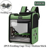 Breathable Bird Travel Backpack Carrier with Perch