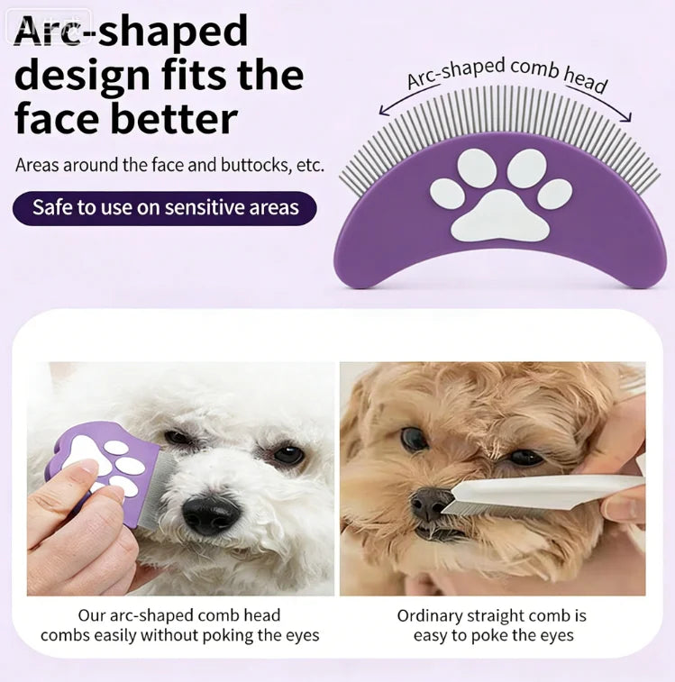 Pet Grooming Comb for Small Dogs and Cats
