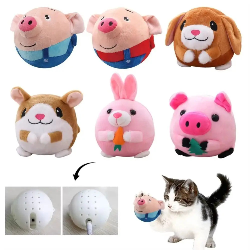 Interactive Singing Plush Dog Toy with Bouncing Motion