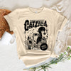 Camiseta Gráfica de Gato Neko para Mujer