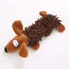 Plush Squeaky Donkey Dog Toy for Teething and Interactive Play