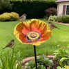 Branch-Style Metal Bird Feeder with Detachable Flower Tray