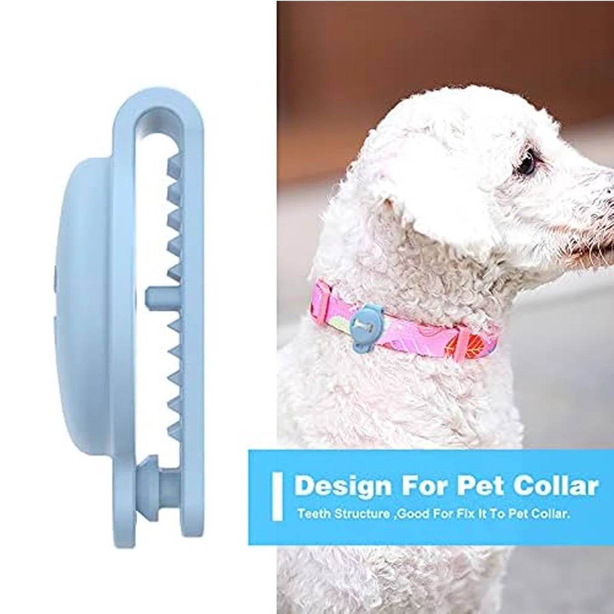 Silicone AirTag Holder for Pet Collars – Protective Anti-Lost Case for Cats and Dogs