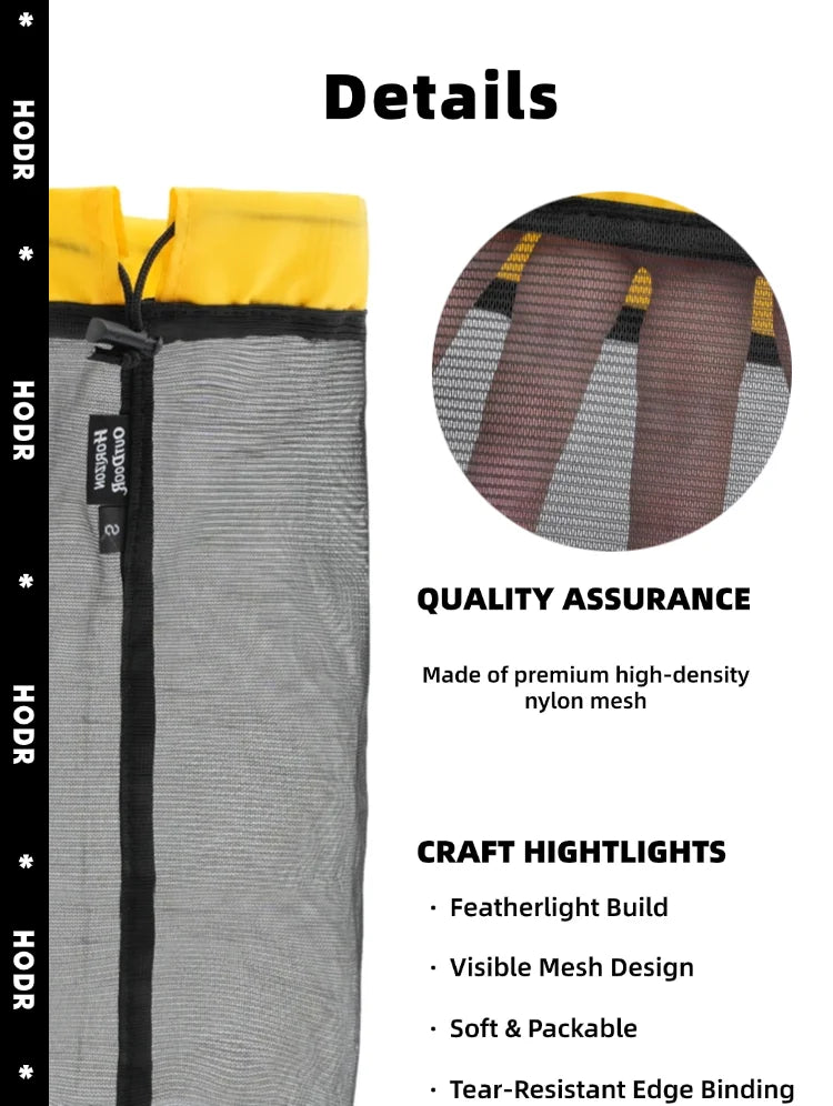 Ultralight Mesh Storage Bags with Drawstring Closure