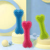 Bone-Shaped Soft Rubber Chew Toy for Small Dogs