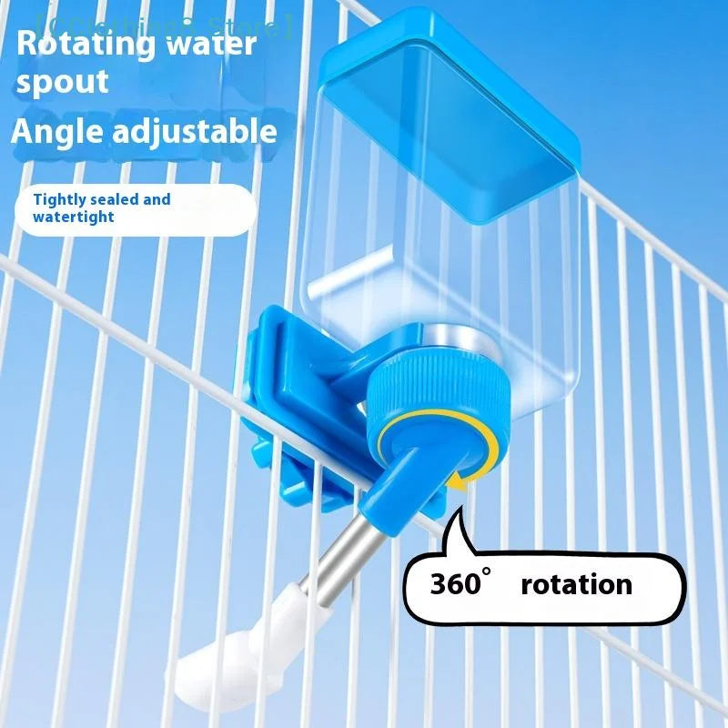 Hanging Bird Water Dispenser with Clear Bottle for Easy Monitoring
