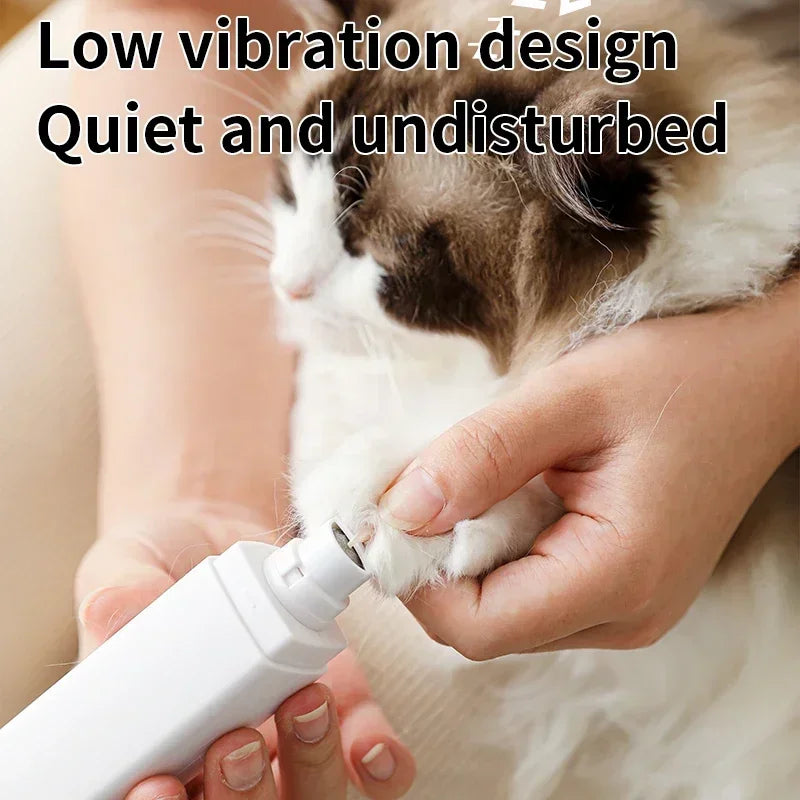 Quiet Rechargeable Pet Nail Grinder for Dogs and Cats