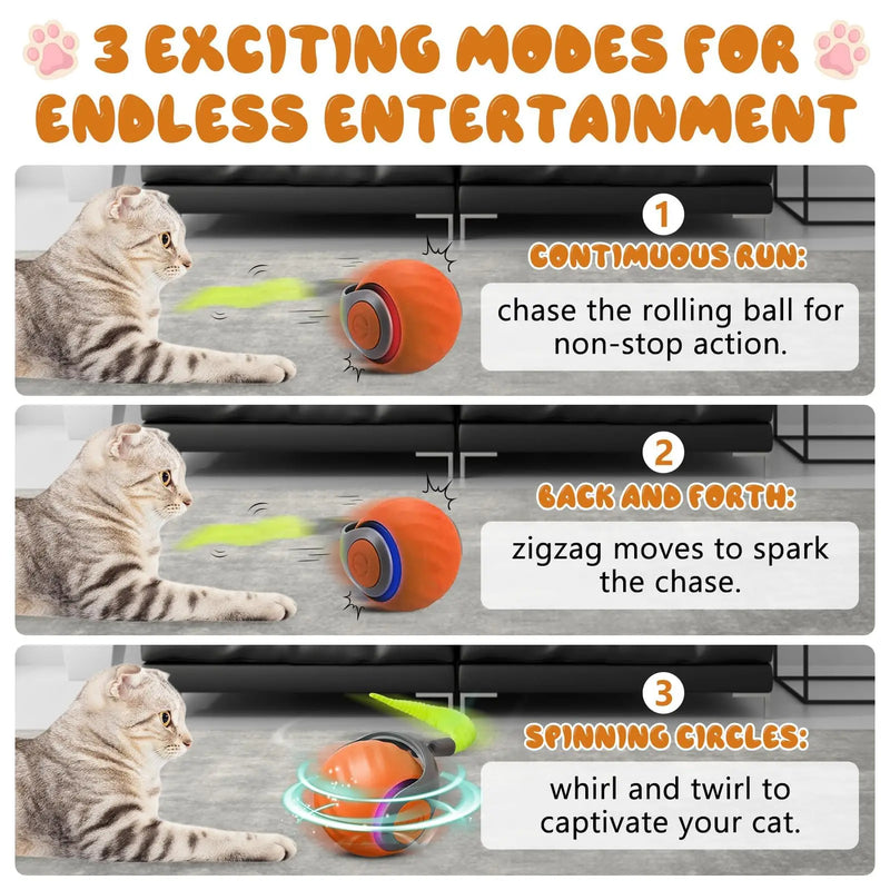 Pelota Interactiva Inteligente para Gatos