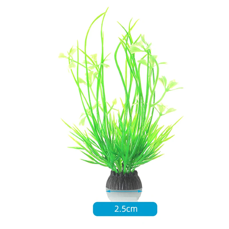 A small clump of bright green aquatic plants used for fish tank decoration.