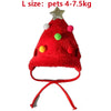 Christmas Pet Hat and Bandana Set for Cats and Small Dogs