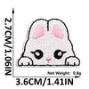 Cat Embroidered Iron-On Patch – Cute Pocket-Sized Appliqué for Clothing & Crafts