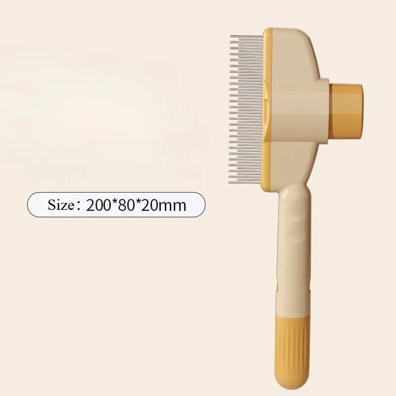 Peigne de toilettage en acier inoxydable pour animaux