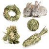 Natural Woven Grass Chew Balls for Rabbits and Small Pets