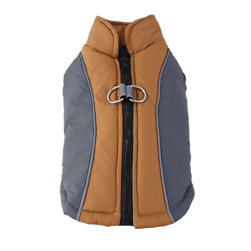 Waterproof Pet Vest Coat for Winter Reflective Dog Jacket