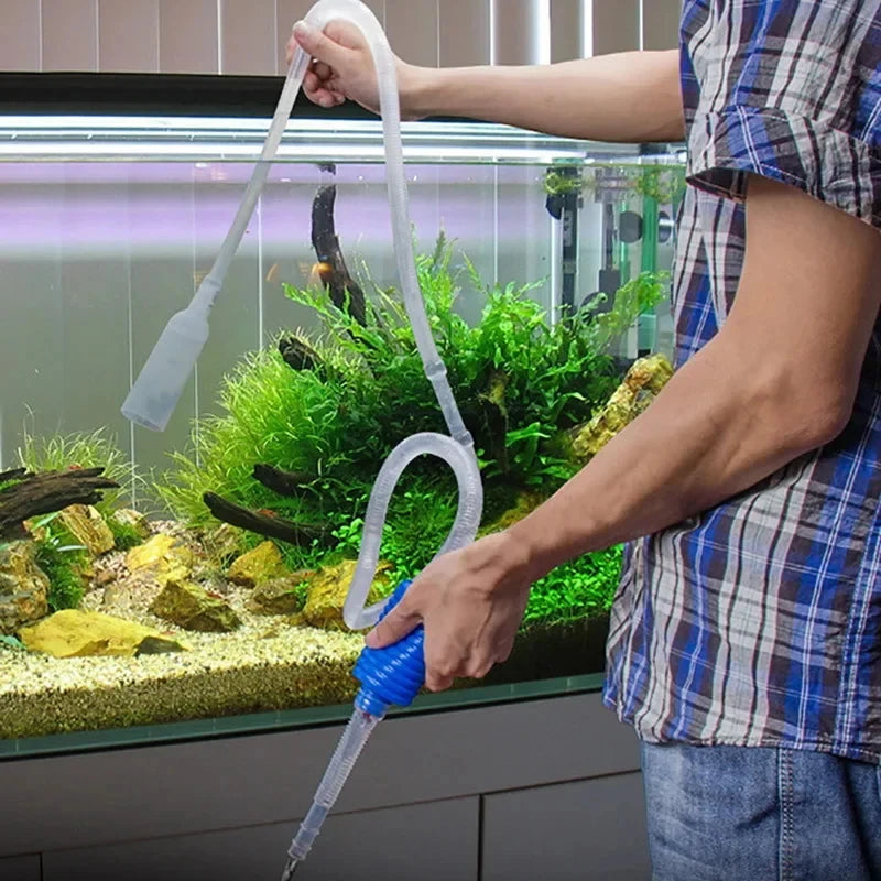 Aquarium Gravel Cleaner and Water Changer Siphon Pump